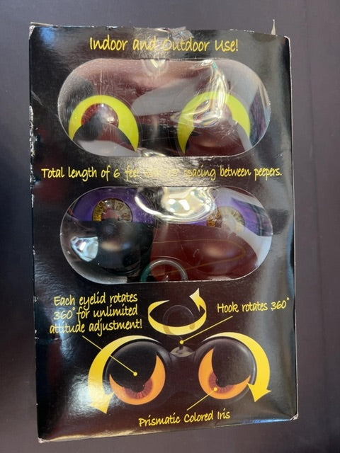 Set of 3 flashing eyes indoor and outdoor use