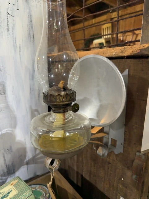 Antique oil lamp