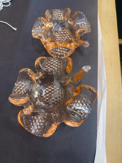 Hand blown glass set