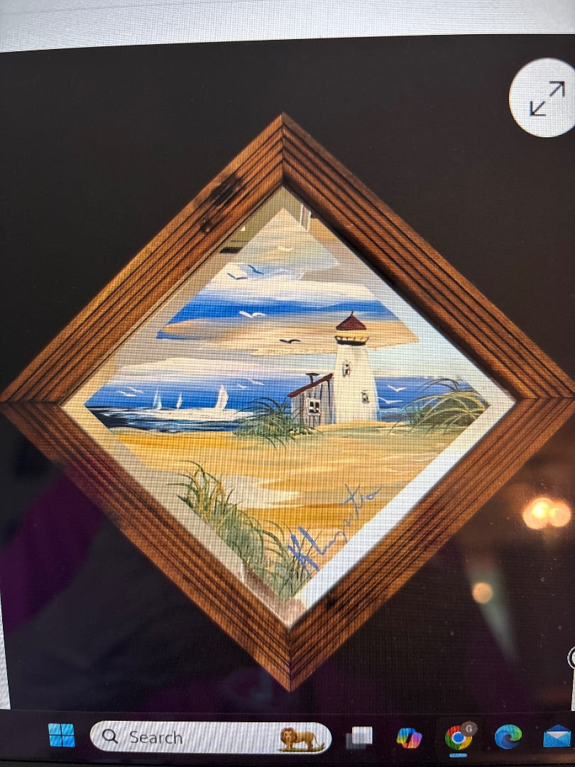 GSK - EBAY Hand Painted Mirror Norm Klumpstra