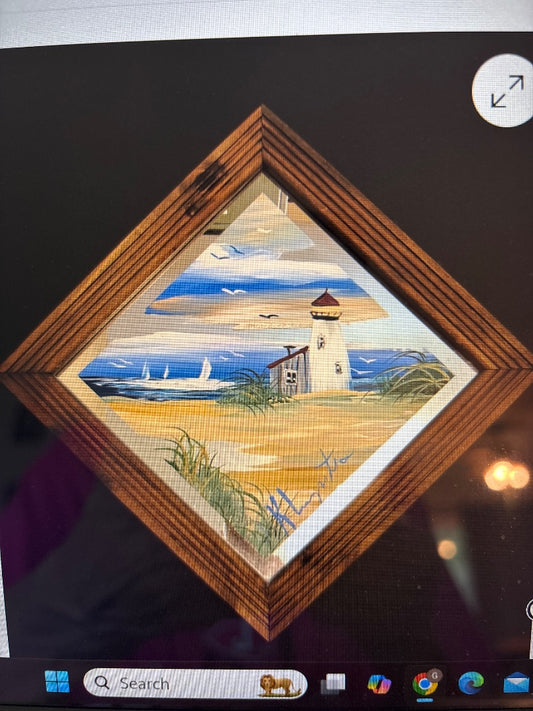 GSK - EBAY Hand Painted Mirror Norm Klumpstra