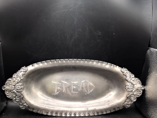 Silver Plate Bread Dish