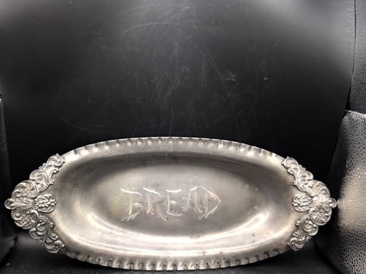 Silver Plate Bread Dish