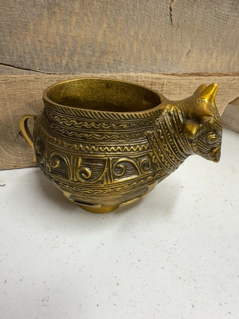 Vtg solid grass goblet