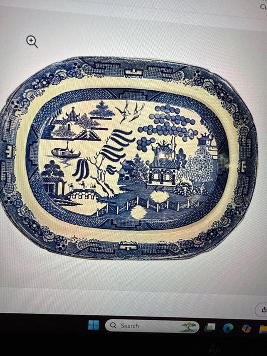 Blue Staffordshire Blue Williow