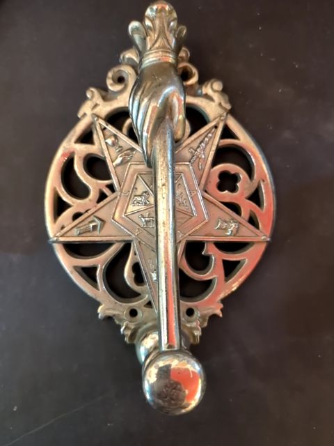 Eastern Star door knocker