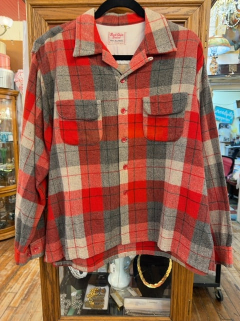 Vintage 40s Wool Flannel