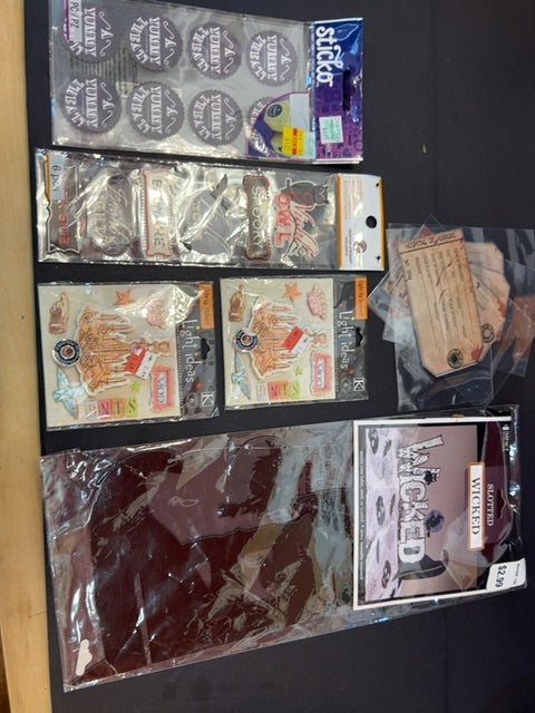 Crafty stickers and signs