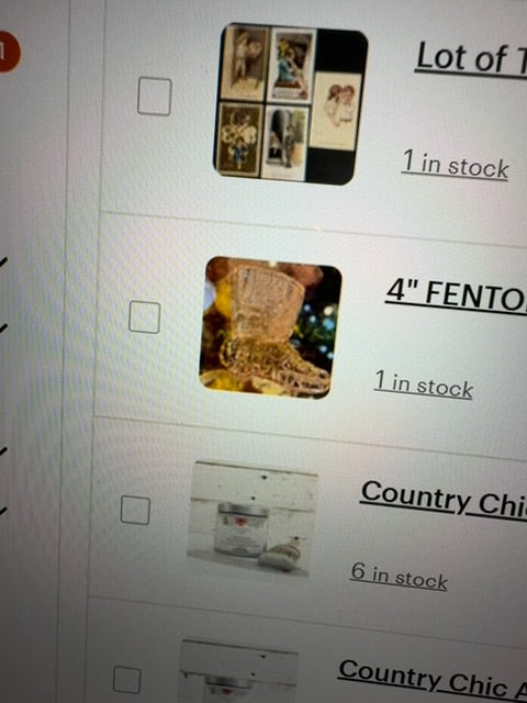 pink Fenton glass wa