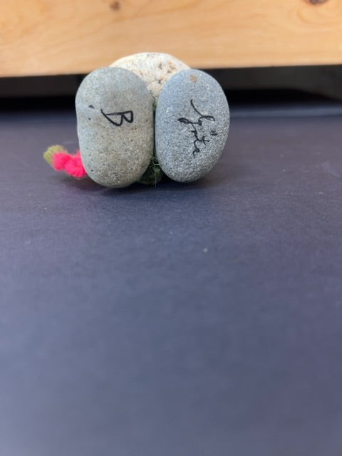 Rock girl with green hair and tail