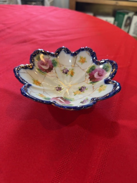Hand painted trinket dish