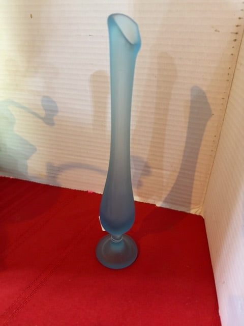 Blue bud vase
