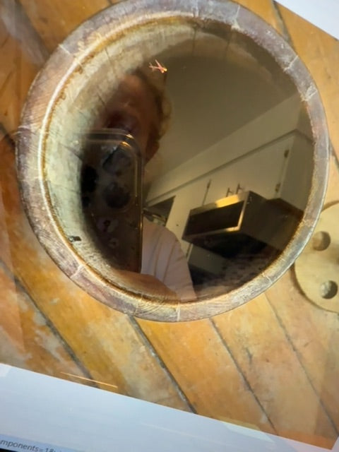 Brown North Star Antiques Wood banded Butter Churn, 38”