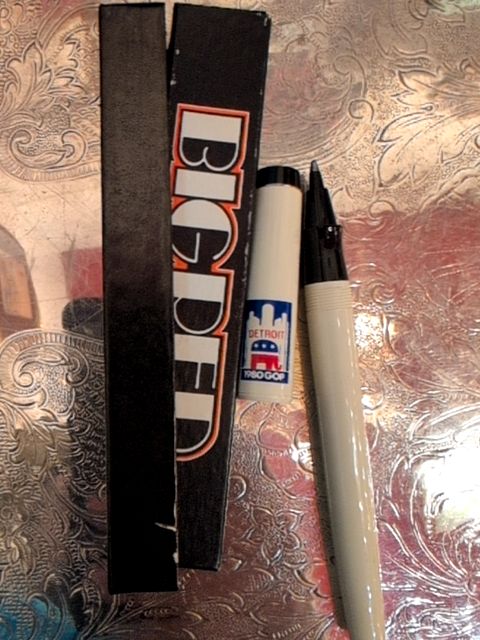 1980 Republican convention big red ballpoint pen