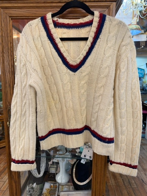 Vintage 60s Tennis Sweater