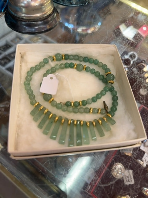 Jade color necklace