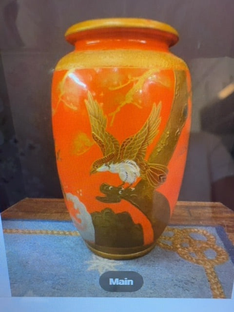 Orange Norleans Chinese Orange Vase