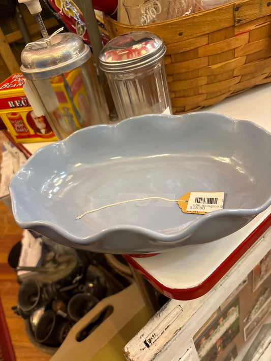 GSK Abington Blue Oval Bowl