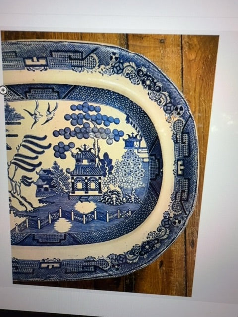 Blue Staffordshire Blue Williow