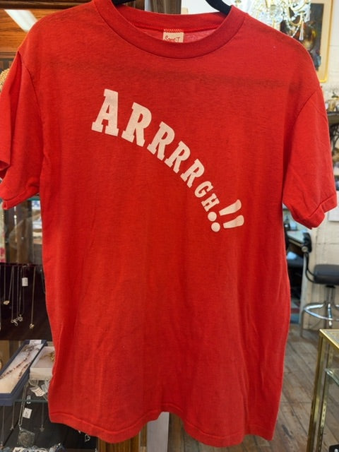 Vintage 80s Red Shirt, Medium