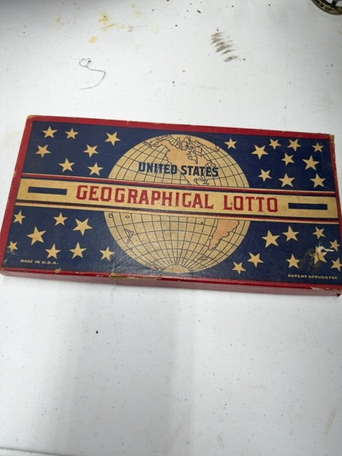 Geographical lotto game