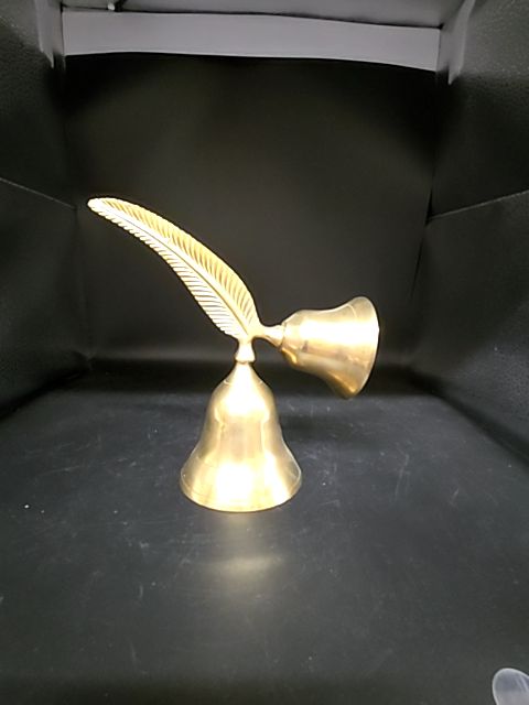 Double Bell BRASS Feather