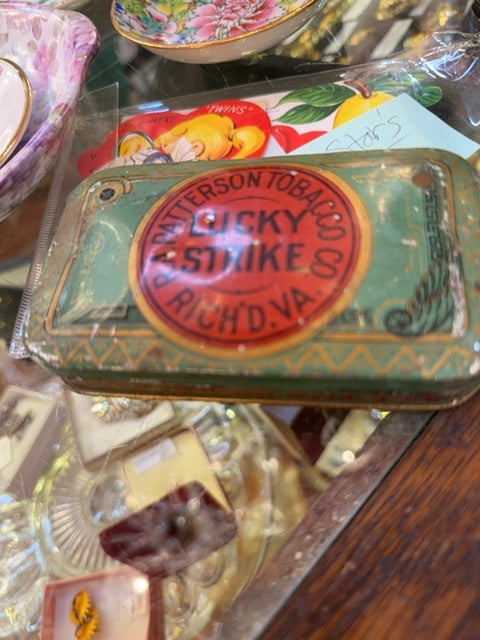 Lucky strike tin