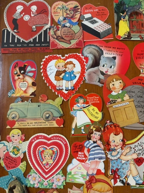 Vintage Valentines cards