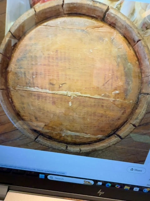 Brown North Star Antiques Wood banded Butter Churn, 38”