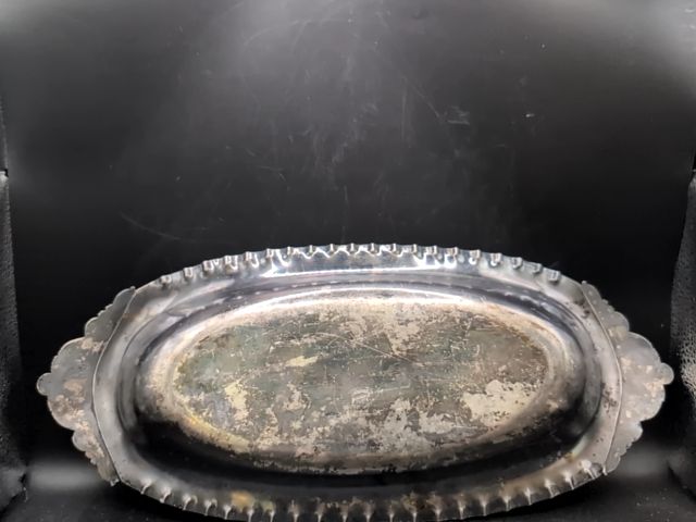 Silver Plate Bread Dish