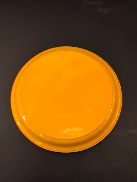 Porcelain platter orange large
