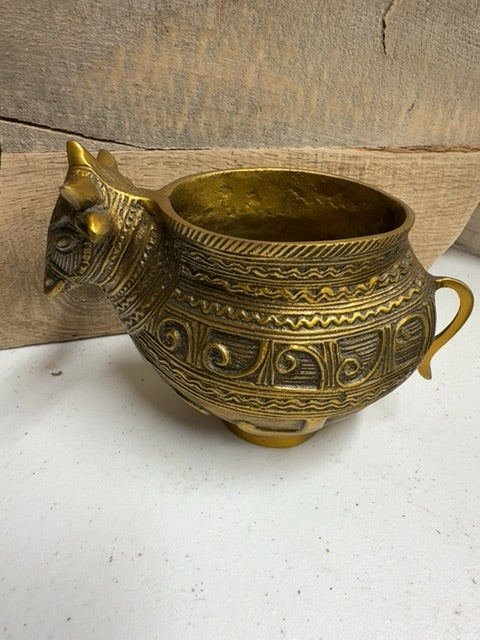 Vtg solid grass goblet