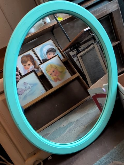 Oval mirror