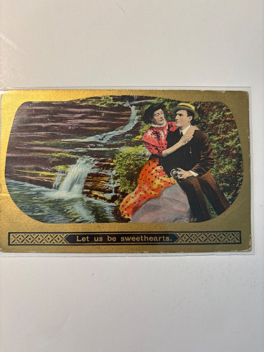 GSK - EBAY Couple Sit by Waterfall PC