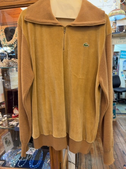 Vintage 60s/70s Lacoste zip up, Large