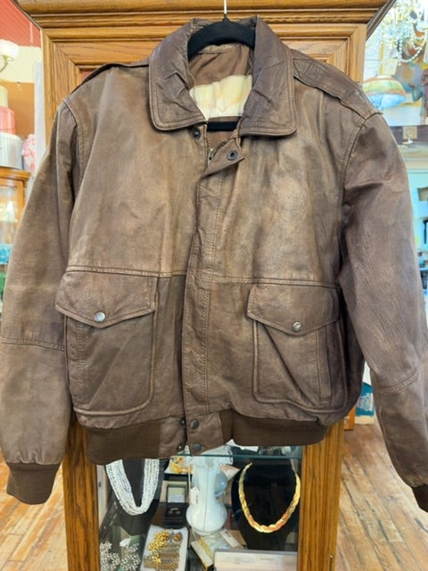 Vintage 80s Faux Leather Jacket