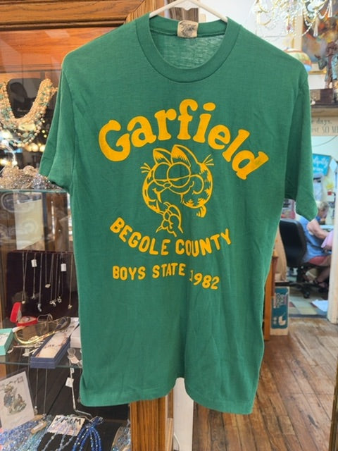 Vintage 80s Garfield Shirt, Medium