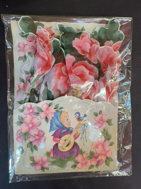 Hankie w/card.   Vintage