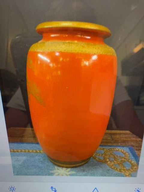 Orange Norleans Chinese Orange Vase