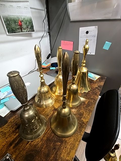 Lg Brass Handled Bell