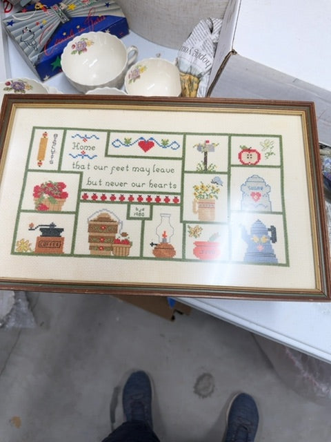 Vtg cross stich