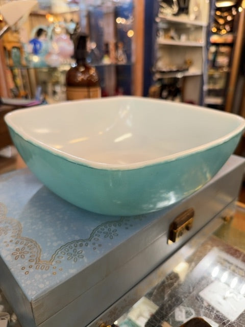 Blue  Pyrex, 9” sq