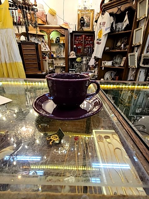 Purple Cup & saucer