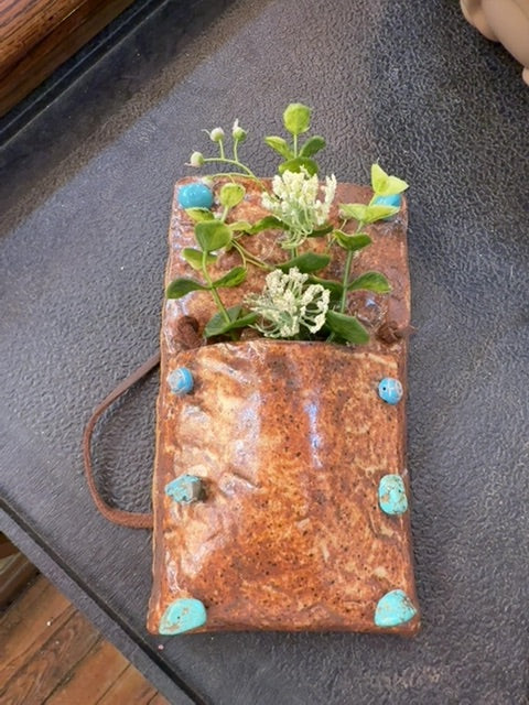 Handmade wall pocket