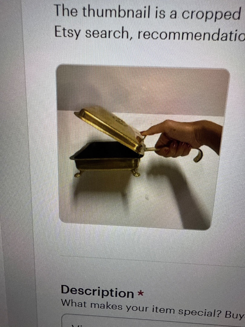 Brass Bread Crumb Catcher