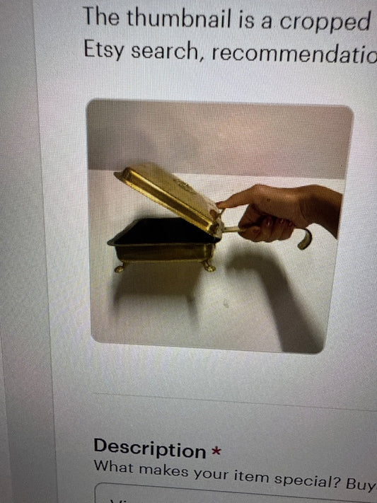 Brass Bread Crumb Catcher