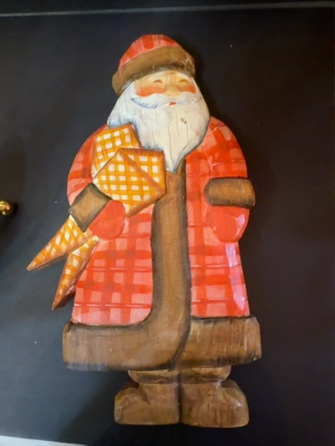 Wood Santa Claus