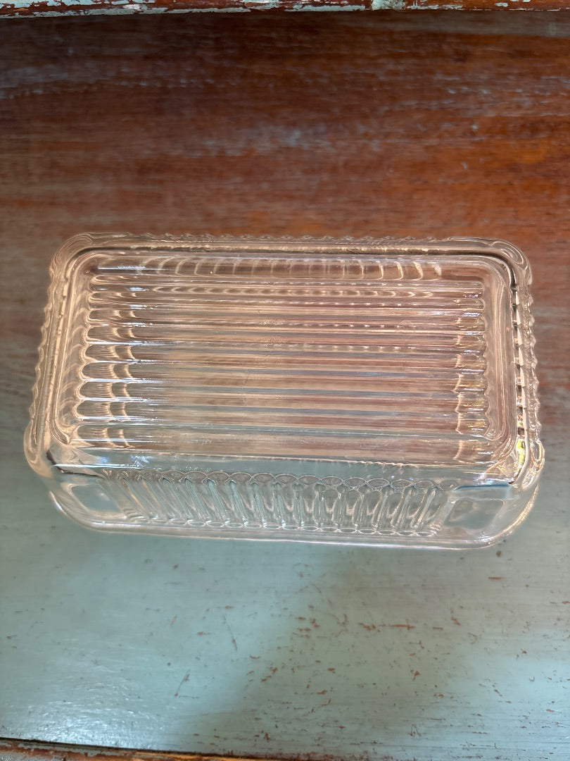 Glass Butter Dish