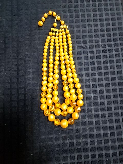 Peach Pearl necklace