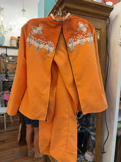Vintage 80s Western Suit, Small